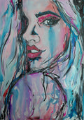 Cold Shoulder - Original Painting - 29.7cm (W) x 42cm (H) x 0.1cm (D) - Watercolour on Paper