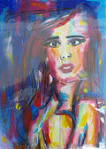 HIDDEN REFLECTIONS - Original Painting - 29.7cm (W) x 42cm (H) x 0.1cm (D) - Mixed Media on Paper
