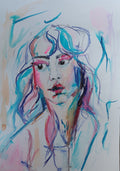 PIXEL - Original Painting - 29.7cm (W) x 42cm (H) x 0.1cm (D) - Watercolour on Paper