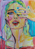 HIDDEN IN PLAIN SIGHT - Original Painting - 29.7cm (W) x 42cm (H) x 0.1cm (D) - Watercolour on Paper