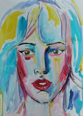 FUNHOUSE - Original Painting - 29.7cm (W) x 42cm (H) x 0.1cm (D) - Watercolour on Paper
