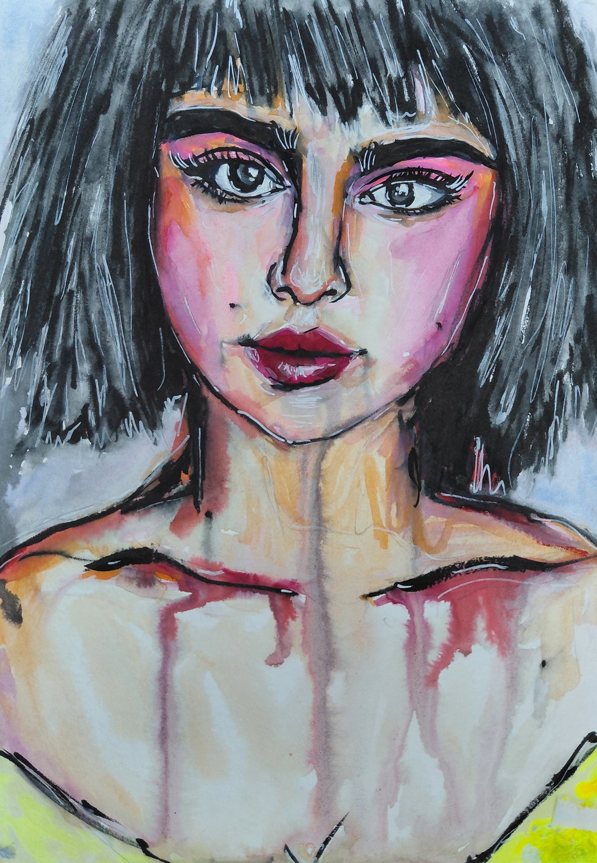 EYES ON THE PRIZE - Original Painting- A4 - Watercolour on Paper