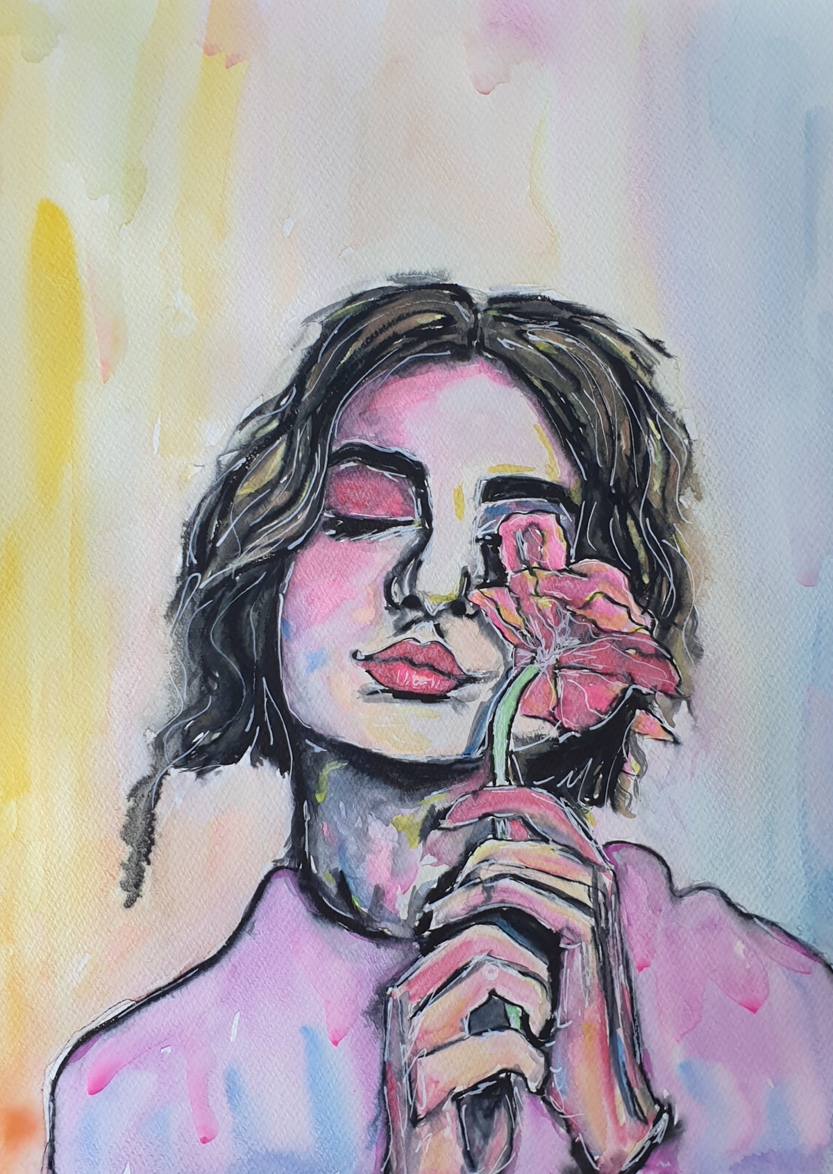HOLDING ME DELICATELY - Fine Art Print