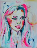SWEETNESS - Original Painting - 60cm (W) x 76cm (H) x 1cm (D) - Mixed Media on Canvas