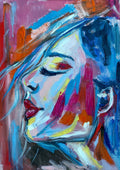 DIFFERENT REALITIES - Original Painting - 29.7cm (W) x 42cm (H) x 0.1cm (D) - Mixed Media on Card