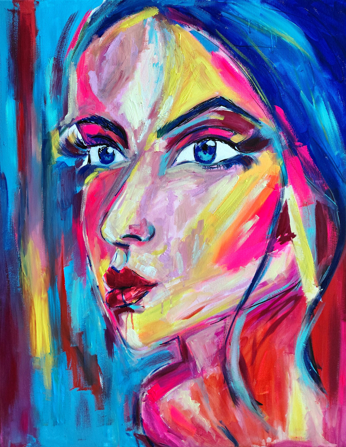 SWIMMING IN A SEA OF COLOUR - Fine Art Print