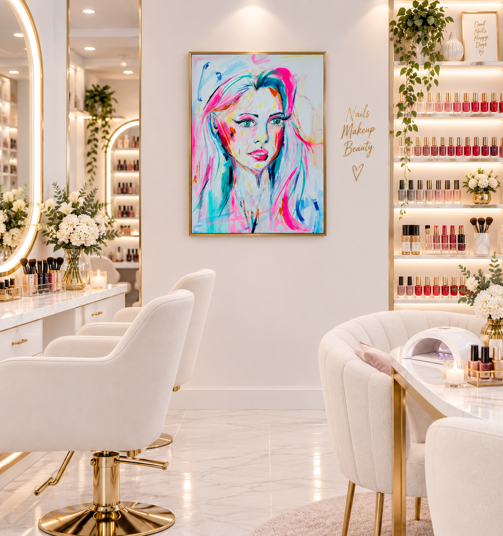 SWEETNESS - Original Painting - 60cm (W) x 76cm (H) x 1cm (D) - Mixed Media on Canvas