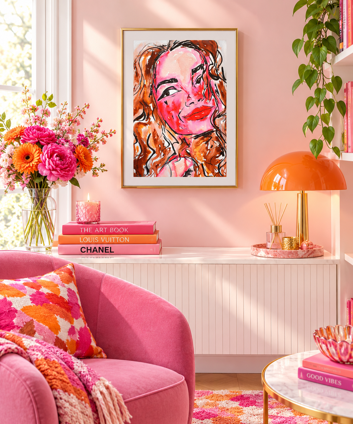 ROSY POSY - Original Painting - 29.7cm (W) x 42cm (H) x 0.1cm (D) - Watercolour on Paper