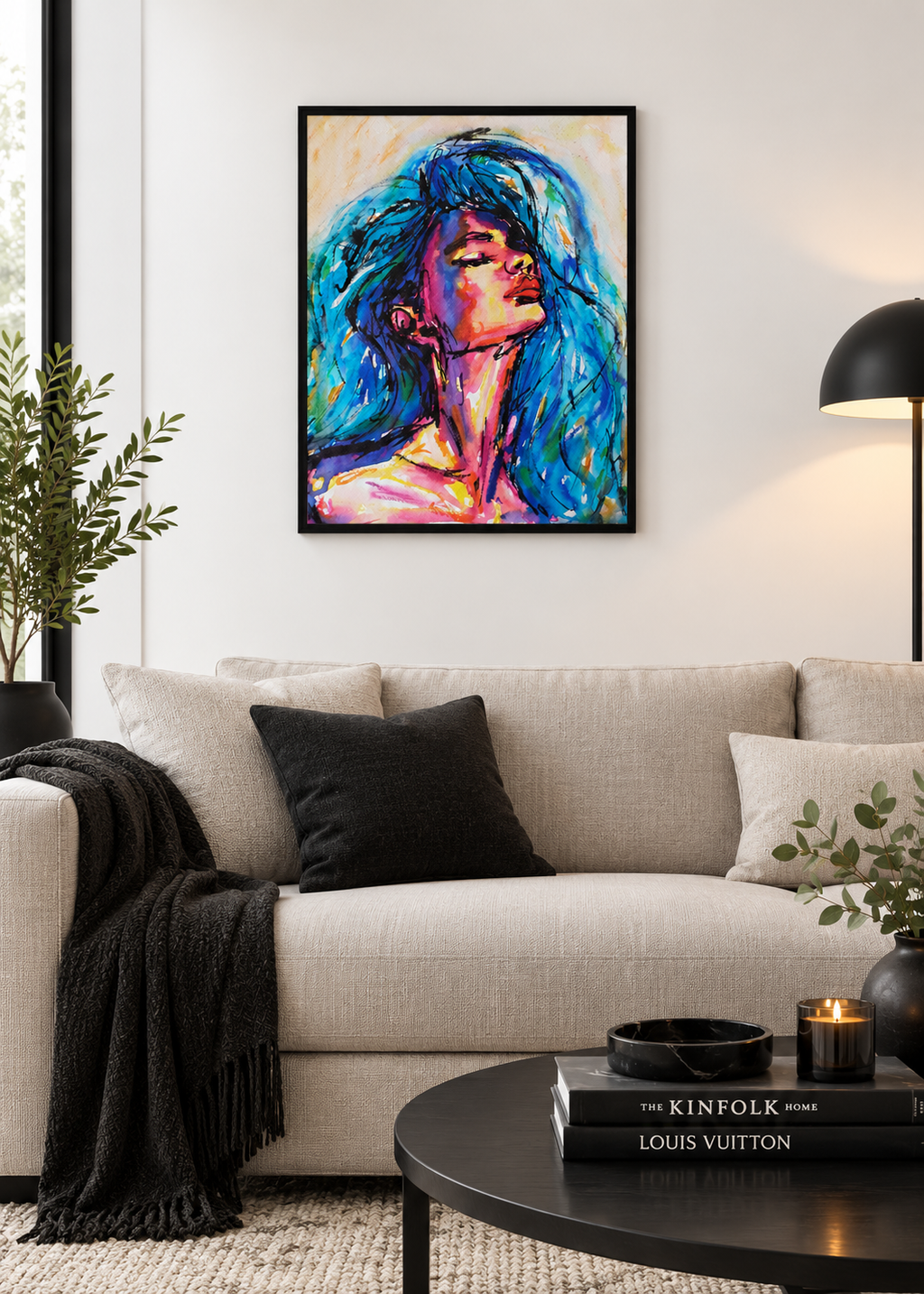 THROWBACK - Original Painting - 29.7cm (W) x 42cm (H) x 0.1cm (D) - Watercolour on Paper