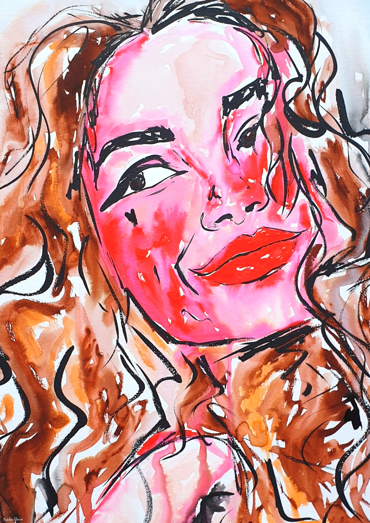 ROSY POSY - Original Painting - 29.7cm (W) x 42cm (H) x 0.1cm (D) - Watercolour on Paper